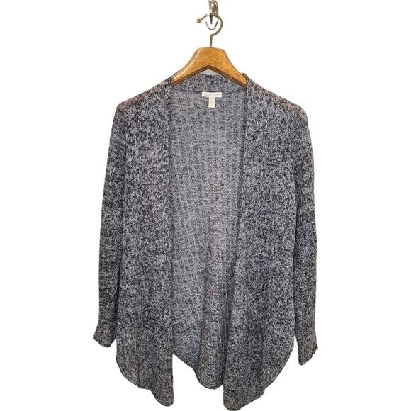 Eileen Fisher Size XS Grey Open Front Linen Cardigan - Picture 1 of 11